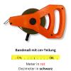 Richter METRI-POLYSAN Steel Tape Measure, 100 m, 13 mm, Type R, with 2 m DEWEPRO Folding Rule view 3