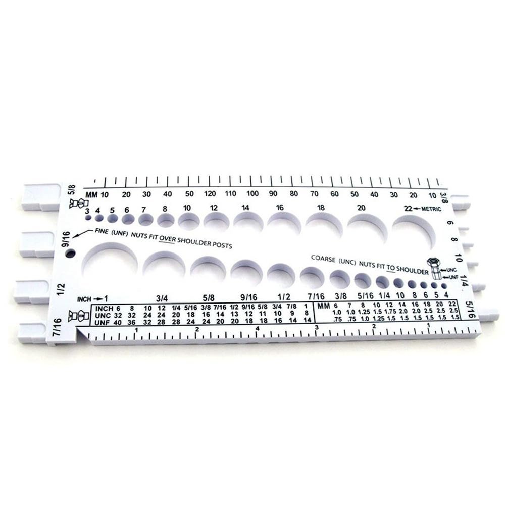 Knnuey Bolt-and-Nut Thread Gauge, Metric Thread Checker and Limit Gauge