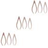 NUOBESTY 9-Piece Wooden Calipers for Ceramics and Pottery, Adjustable Measuring Tools with Locking Mechanism view 1