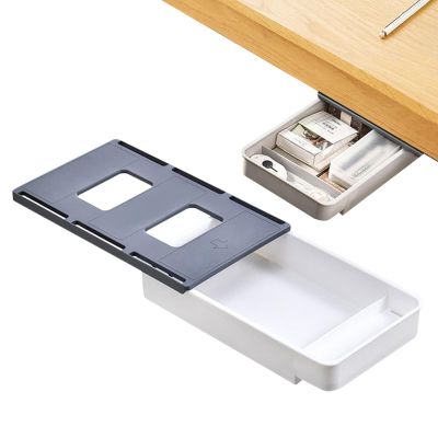 Zvn Zojne Under-Desk Pull-Out Drawer for Desk Supplies