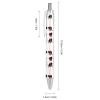 fifbird Kyokushin Karate Retractable Ballpoint Pens, 0.5 mm, Black Ink, 4-Pack view 2