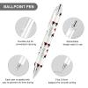 fifbird Kyokushin Karate Retractable Ballpoint Pens, 0.5 mm, Black Ink, 4-Pack view 3