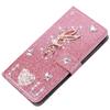 BLOTECH DIY Glitter PU Leather Flip Case for Blackview A55 Pro, Rose Gold view 4
