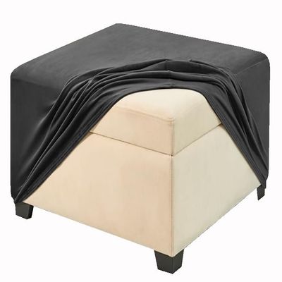 SDNAM Stretch Jacquard Ottoman and Stool Cover, #3, 50 × 50 cm