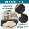 SDNAM Stretch Jacquard Ottoman and Stool Cover, #3, 50 × 50 cm view 3