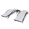 FUDUGEHMIOFWFJJ PE Rattan Sun Lounger Set with Table, Black view 4