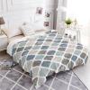 fifbird Flannel Throw Blanket, 40 x 60 in, Moroccan Plaid Abstract Geometric Pattern, Soft Warm Blanket for Bed, Sofa, Couch, Travel, Camping and Kids view 3