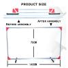ZFUCMAYL Foldable Table Tennis Court Divider, 140 x 75 cm, 4-Piece Set view 2