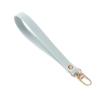 ZacLAy Leather Purse Wrist Strap with Gold Clasp, Light Blue, One Size view 1
