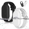 [2-Pack] GPS Tracker Wristbands for Samsung Galaxy SmartTag2 (2023), Soft Silicone, Waterproof, Adjustable, Black + White view 1