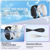 [2-Pack] GPS Tracker Wristbands for Samsung Galaxy SmartTag2 (2023), Soft Silicone, Waterproof, Adjustable, Black + White view 3