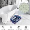 Luoweisi Sugar Skull Daisies Indoor Doormat, 50 x 80 cm, Washable, Absorbent, Non-Slip view 4