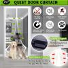 SYC Magnetic Screen Door, Self-Closing, No Drilling, White, 95 x 225 cm (37 x 88 in) view 4