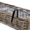 Spetebo Natural Rattan Window Boxes, 60 x 20 cm, Set of 2 view 4