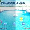 Otionus Polarized Swimming Goggles for Adults, Hair-Pull-Free Bungee Strap, Anti-Fog Pool Goggles for Men and Women view 2