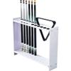 Pool Cue Rack, 57 cm Tall, Square, 12 Slots, White view 1