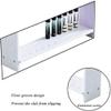 Pool Cue Rack, 57 cm Tall, Square, 12 Slots, White view 3