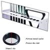 Pool Cue Rack, 57 cm Tall, Square, 12 Slots, White view 4