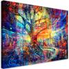 Feeby Abstract Tree Canvas Wall Art, 30 x 20 cm view 1