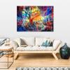 Feeby Abstract Tree Canvas Wall Art, 30 x 20 cm view 2