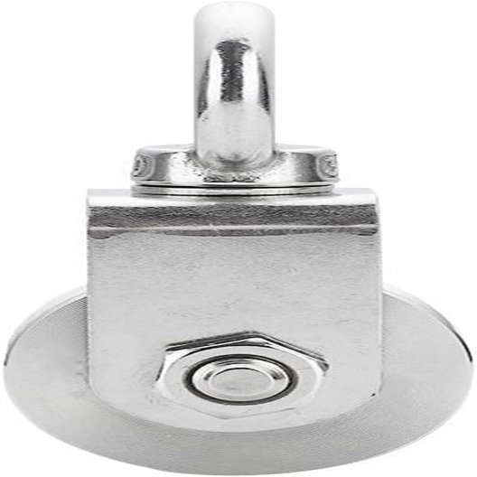 304 Stainless Steel Single Pulley with Swivel, Fixed Wheel, Wire Rope Load, 48 V Type