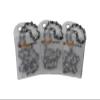 SGENSPEZI Set of 3 Saw Chains, 3/8 in, 1.6 mm, 185 Drive Links, Semi-Chisel view 1