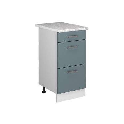 Vicco R-Line Base Cabinet, Blue-Gray, 40 cm