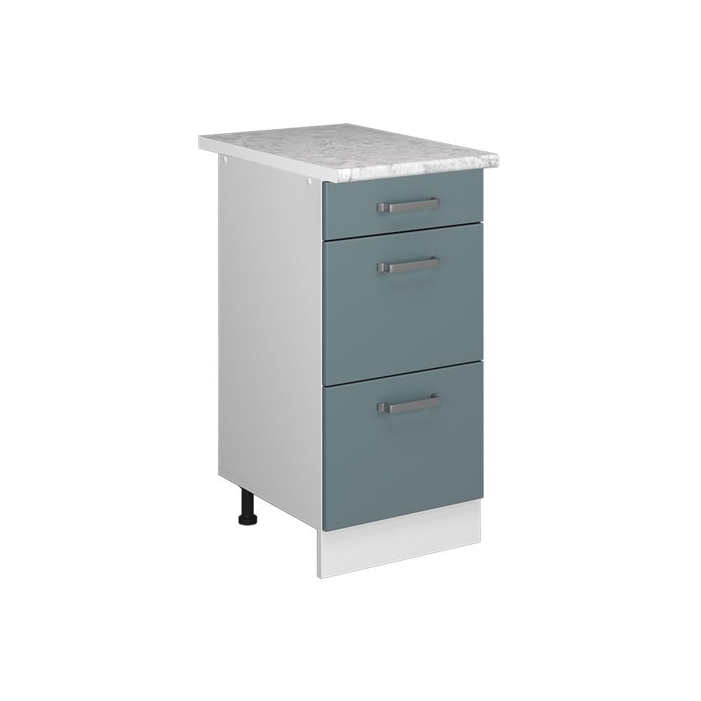 Vicco R-Line Base Cabinet, Blue-Gray, 40 cm