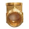 COFEDON Brass Threaded Tee Fitting, Male/Female/Female, 1/2 in view 4