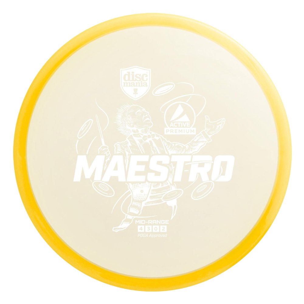 Discmania DMAPMAY Disc Golf Disc for Adults, Unisex, Yellow, One Size