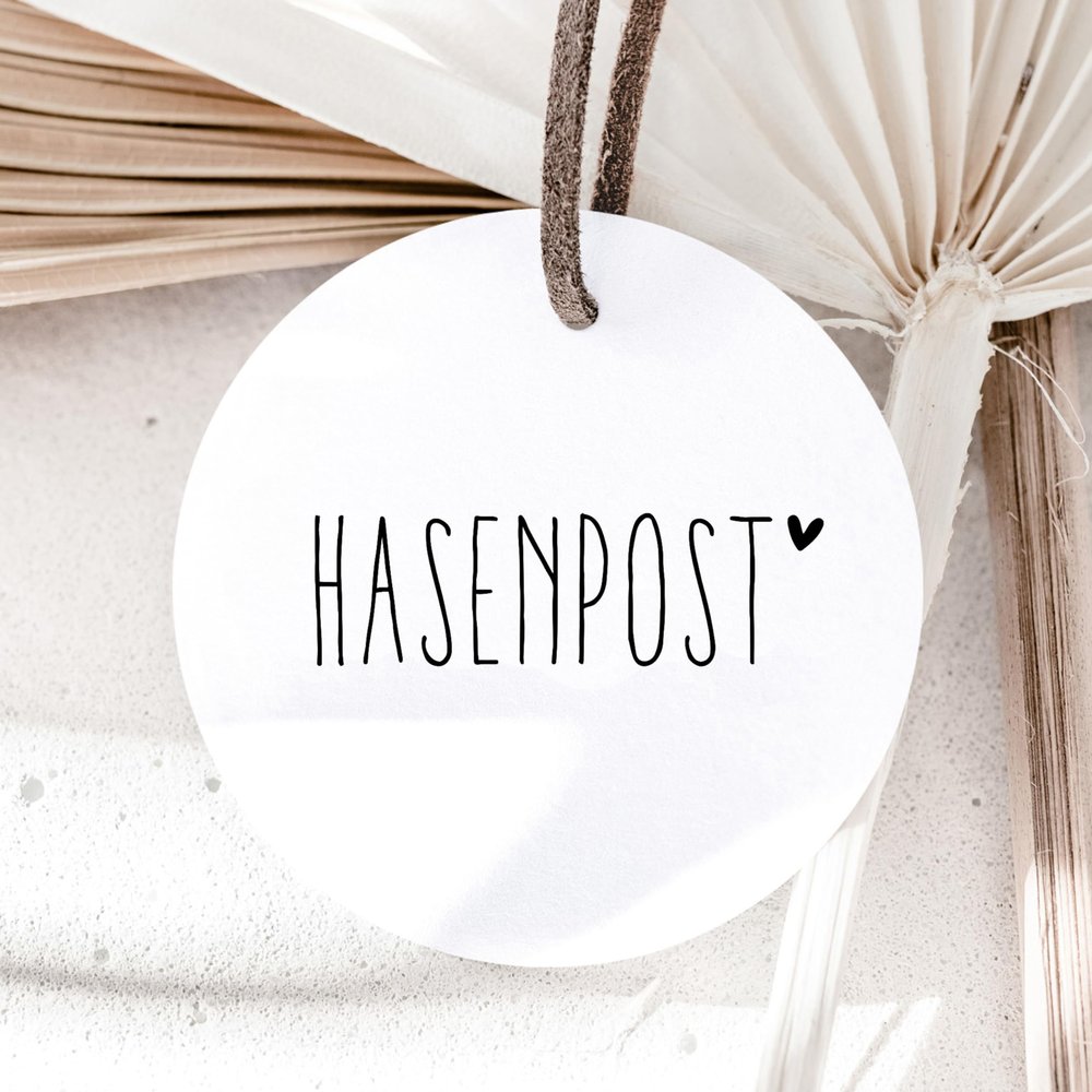 HASENPOST Stamp, Easter Stamp, Easter Gift