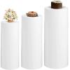 3/5-Piece Spandex Cylinder Pedestal Cover Set, Round Pedestal Covers for Parties and Weddings view 1