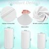 3/5-Piece Spandex Cylinder Pedestal Cover Set, Round Pedestal Covers for Parties and Weddings view 2