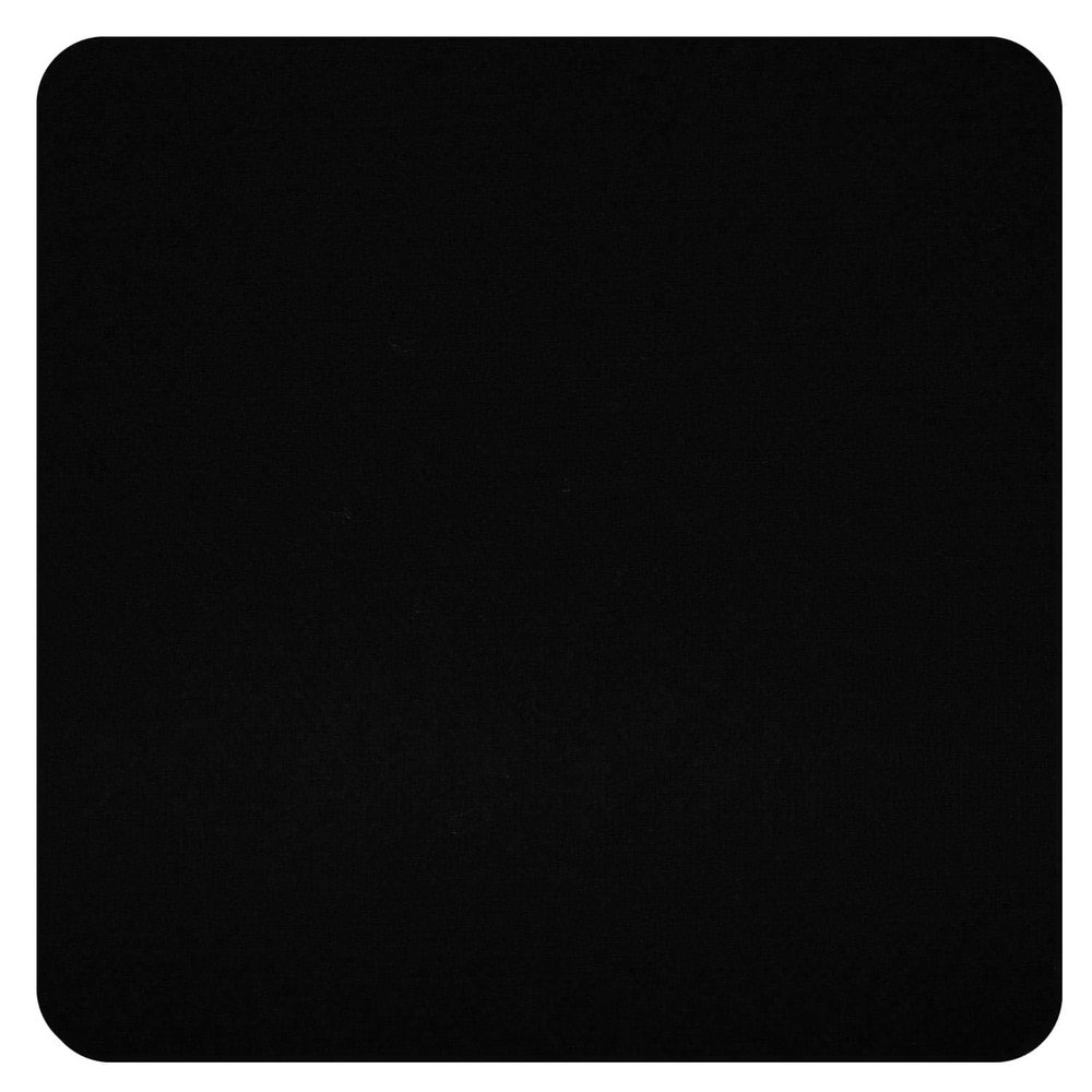 Black Felt Square with Rounded Corners, 46 x 46 cm, Pack of 10