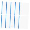 Tofficu 10-Pack Transparent Blue A4 Plastic PP Lever Arch Files view 1