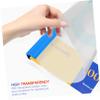 Tofficu 10-Pack Transparent Blue A4 Plastic PP Lever Arch Files view 3