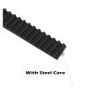 DUOCAI Open GT2 Timing Belt, 3 m, PU with Steel Core, Black, 6 mm Wide view 3