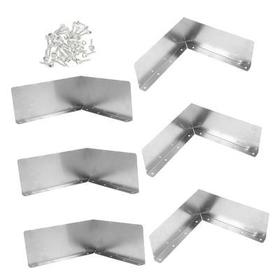 KITANDOVE Roof Gutter Splash Guard, Durable Aluminum Rain Diverter, Prevents Heavy-Rain Damage, Easy Installation