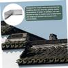 KITANDOVE Roof Gutter Splash Guard, Durable Aluminum Rain Diverter, Prevents Heavy-Rain Damage, Easy Installation view 4