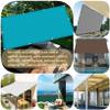 Rectangular Shade Sail 2.8 x 10 m, HDPE, UV-Resistant, Cream, with Eyelets and Fastening Kit view 2