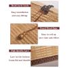 Natural Bamboo Roller Blind, 105 x 110 cm view 2