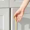 SYZOW 6-Pack Cabinet Handles, Brushed Brass, 96 mm Hole Spacing view 3