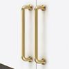 SYZOW 6-Pack Cabinet Handles, Brushed Brass, 96 mm Hole Spacing view 4