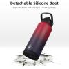 BJPKPK 32 oz Water Bottle with Straw Lid, Vacuum-Insulated Stainless Steel, Charming Red view 4
