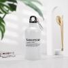 Guangpat Tomorrow Definition Typography Stainless Steel Sports Water Bottle, 400 mL, Funny Quotes, Insulated Travel Bottle with Carabiner for Men, Women, and Children view 2