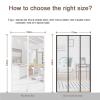 Magnetic Screen Door, 235 x 230 cm, White view 2