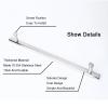 Stainless Steel Shower Door Handle, 300 mm Center-to-Center, Silver view 4