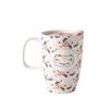 Large Cat Coffee Mug with Lid, 600 ml Ceramic Cup view 1
