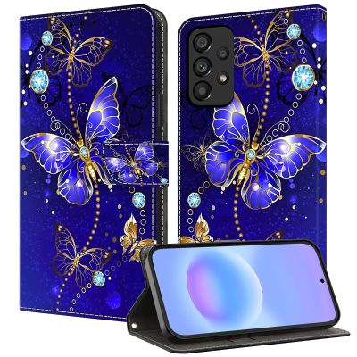 TUOLISG Case for Samsung Galaxy A53 5G – Diamond Butterfly