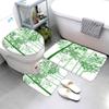 RLYXGS 3-Piece Bamboo Bathroom Mat Set, Green, Non-Slip, Absorbent view 3